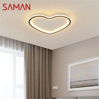 Потолочные светильники SAMAN Ультратонкие светильники Современные креативные лампы LED Home для гостиной столовой