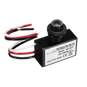 1PCS  NK-301F Novo interruptor de controle de sensor de luz resistor elétrico de segurança para exteriores