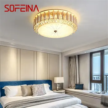 Современный потолочный светильник SOFEINA LED Роскошные хрустальные светильники для дома для украшения столовой