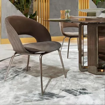Официальный Новый Легкий Домашний обеденный стул Aoliviya, Дизайнерский Минималистский Итальянский гостиничный стул для отдыха, Минималистская кофейня