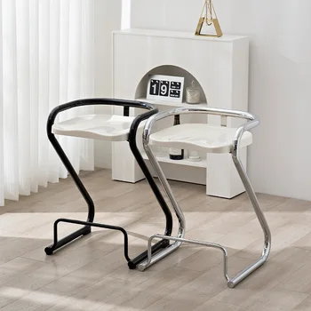 Скандинавский Современный Простой Креативный Обеденный стул для знаменитостей, Повседневный барный стул, барный стол, Высокий барный стул, Железный табурет