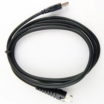 2 шт./лот, USB-кабель для сканера штрих-кода, 2 м (7 футов), для AIDA, интерфейс USB
