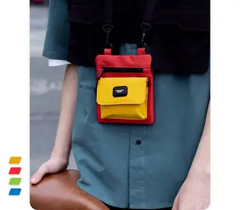 Модная Мини-компактная сумка через плечо, персонализированная сумка для телефона на молнии, Мужская Портативная Женская сумка для монет Модная Мини-компактная сумка через плечо, персонализированная сумка для телефона на молнии, Мужская Портативная Женская сумка для монет 0