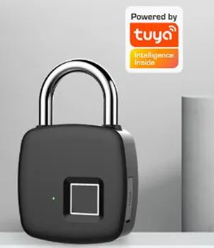 P30 + Tuya Smart Биометрический пароль по отпечатку пальца, дверной замок без ключа, совместимый с Bluetooth 4.1, портативная противоугонная система безопасности