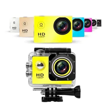Mini Helme HD 1080P Sports Action Водонепроницаемая Камера для записи дайвинга Full HD Cam Extreme Exercise Video Recorder Видеокамера