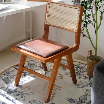 Деревянный современный обеденный стул, Роскошный офисный стул для спальни, дизайн кухни, гостиная, Оформление интерьера Sillas De Comedor.