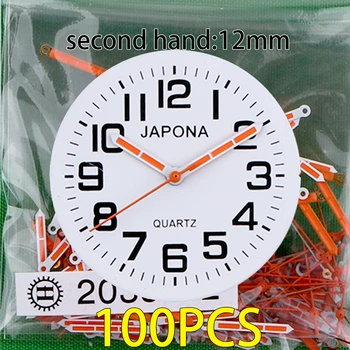 100ШТ стрелки часов подержанные длина 12 мм оранжевый секонд хенд 2035 применимо PC21 рука sl68 рука gl68 рука sl39 рука