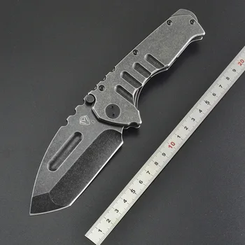 Высокая твердость Medford Heavy D2 Цельнометаллический Открытый Складной Нож Охотничий Выживания Тактические Утилитарные Ножи Для Самообороны EDC Инструменты