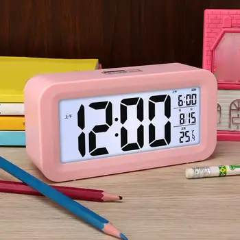 Новый простой Студенческий Офисный Электронный будильник Детский Прикроватный будильник Технология Сенсорного будильника Часы для детской комнаты