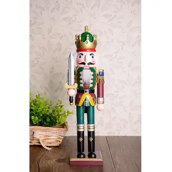 12-дюймовые деревянные фигурки щелкунчика, солдатская кукла, подарки для коллекции кукол