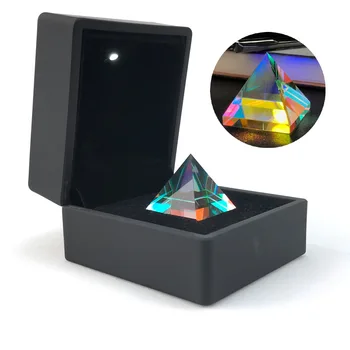 X-Cube Prism Световая пирамида Cube Подарок от Optical Science Prism Украшения Оптическая призма Cube Призма высокого энергетического стандарта
