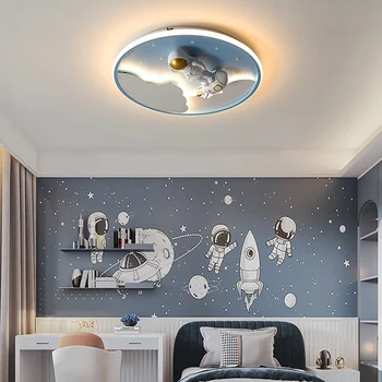 Мультяшный декор комнаты, Потолочный светильник в скандинавском стиле с воздушным шаром, светодиодная люстра для девочек, Детские светильники для внутреннего освещения.