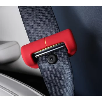 Для Tesla Model3/Y Заглушка для ремня безопасности Защитный рукав Зажим для ремня безопасности Защитный силиконовый рукав