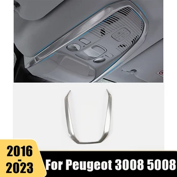 Для Peugeot 3008 5008 GT 3008GT 5008GT 2016 2017 2018 2019 2020 2021 2022 2023 Автомобильная Передняя Задняя Крышка Лампы Для Чтения Аксессуары