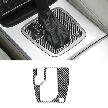 Отделка крышки панели переключения передач автомобиля Декоративная наклейка из углеродного волокна для Volvo XC90 2003-2014 LHD