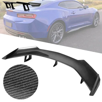 Задний спойлер багажника, выступ хвоста, 3D гоночное заднее крыло из сухого углеродного волокна для GT Style, подходит для Chevy Camaro ZL1 2016-2020