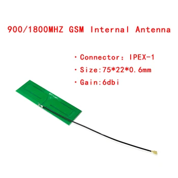 1pc Внутренняя антенна GSM 900 /1800MHZ Модуль с высоким коэффициентом усиления 6dbi антенна PCB 75*22*0.6 мм Оптовая цена