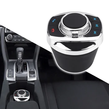 Светодиодная подсветка в форме чашки для автомобиля, навигационный плеер Android, Автомобильная беспроводная кнопка управления рулевым колесом, 8 клавиш, Универсальная