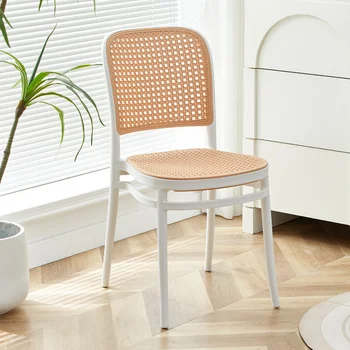 Пластиковые стулья для спальни, столовой, современного ресторана, шезлонга Скандинавского дизайна, Скандинавского балкона, кафе Silla Comedor Мебель для дома