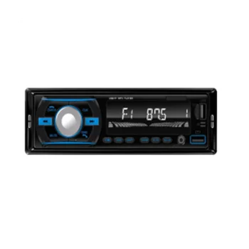 Автомобильные красочные фары Радио, автомагнитола, стереоприемник FM Aux 12V, встроенный в приборную панель 1Din Bluetooth, MP3 Мультимедийный плеер