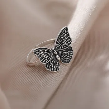 KSRA 2022 New Vintage Butterfly Women Girls Ретро Женская мода Женский Минималистичный ювелирный подарок