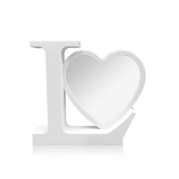 Горячая распродажа, термоусадочное сублимационное зеркало Love Magic в подарок на День Святого Валентина с USB-зарядным устройством