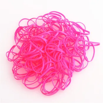 Высокое качество 902 Розовый Цвет Эластичная веревка Резинка для женщин Девочек детский Галстук Инструменты для укладки волос Школьные принадлежности для студентов