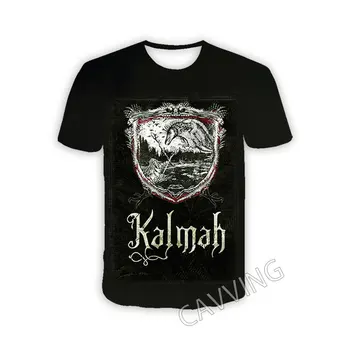 Повседневные футболки Kalmah Band с 3D-принтом, футболки в стиле хип-хоп, топы в стиле харадзюку, одежда для мужчин/женщин