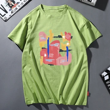 Футболка оверсайз, женская футболка с эстетическим искусством, 100% хлопок, унисекс, топы Tumblr, женская футболка с забавным рисунком в абстрактном стиле, женская футболка с