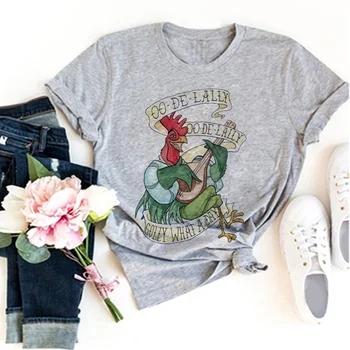 забавная футболка с цыпленком, женская летняя футболка с комиксами в стиле харадзюку, женская графическая забавная одежда