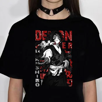 Kokushibo Demon Slayer Kimetsu No Yaiba футболка женская Y2K футболка для девочек забавная графическая одежда в стиле манга