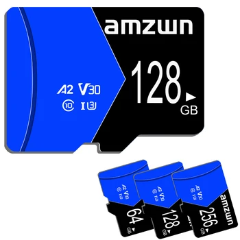 Amzwn Micro TF SD-карта 128 ГБ 64 ГБ 32 ГБ 16 ГБ 8 ГБ Карта памяти Флэш-класса 10 SD-карта для камеры Дрона смартфона