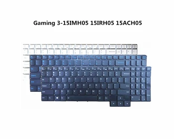 Новый оригинальный Ноутбук US Клавиатура с Подсветкой для Lenovo IdeaPad Gaming 3 3i Legion5 15IMH05 15IMH05H 15ARH05 15ACH05 белый/Синий/Черный