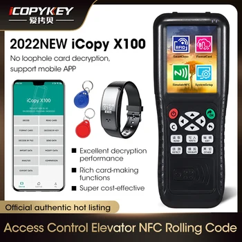 RFID Копировальный Аппарат Cloner ключевой программатор RFID Card Reader Писатель Дубликатор Детектор с Полной Функцией Декодирования Smart NFC iCopy X100