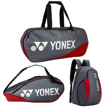 Подлинная профессиональная теннисная сумка Yonex, спортивный рюкзак большой емкости с отделением для обуви для тренировочных матчей