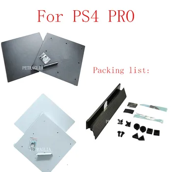Черно-Белые Запасные Части Для PS4 CUH-7xxx Pro Корпус Корпуса Верхняя Передняя Нижняя Крышка Корпуса для PS4 pro Host Parts