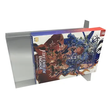 Прозрачная коробка для хранения Nintendo Switch/NS Fire Emblem Engage Game Collect Boxes Картонная коробка для сохранения коллекций Прозрачная витрина