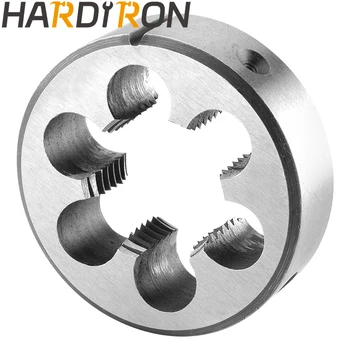 Hardiron Метрическая круглая плашка для нарезания резьбы M21X0,75, машинная плашка для нарезания резьбы M21 x 0,75 правой рукой