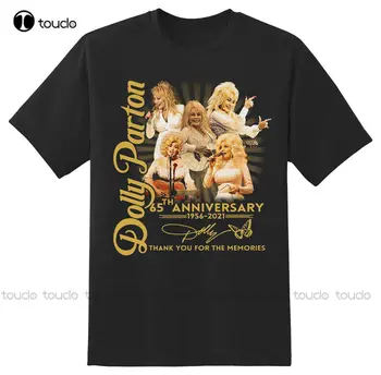 Фирменный подарок Долли Партон на 65-ю годовщину для фаната, футболка унисекс, S-5XL, черные женские футболки