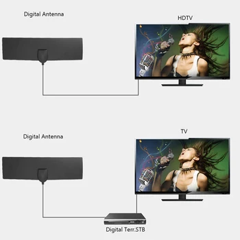 Антенна, Мини-плоский усилитель сигнала DVB-T2, Многофункциональный цифровой приемник высокой четкости 1080P