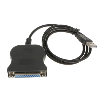 Кабельный Шнур для Параллельного Подключения принтера USB Type A к Разъему DB-25 для принтера HP