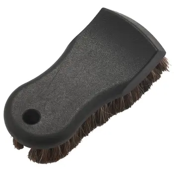 Щетка для чистки автомобиля, мягкая щетка для отделки из конского волоса, нескользящая ручка, щетка для мытья автомобиля, обода шасси, решетки радиатора