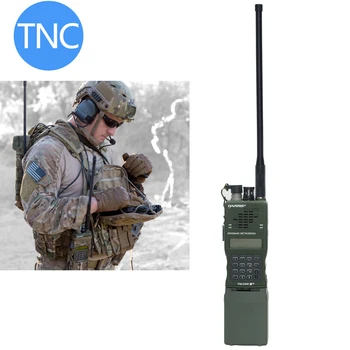 ABBREE AR-15E Разъем TNC VHF UHF Двухдиапазонная Антенна 136-174 и 400-520 МГц Для Портативной Рации Kenwood TK-378 Harris AN/PRC-152 148