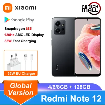 Глобальная версия Xiaomi Redmi Note 12 4G 6,67 