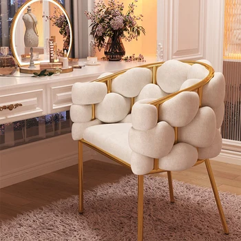 Современный стул для гостиной с золотыми ножками, Роскошные стулья для гостиной для отдыха, Дизайнерское кресло для тщеславия, украшение Cadeiras для взрослых