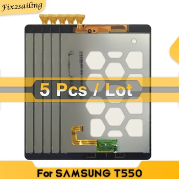 5 Шт. Планшет ЖК-Дисплей Для Samsung Galaxy Tab A 9,7 T550 T551 T555 SM-T550 ЖК-Матричный Дисплей Сенсорный Экран Дигитайзер В Сборе Для T550