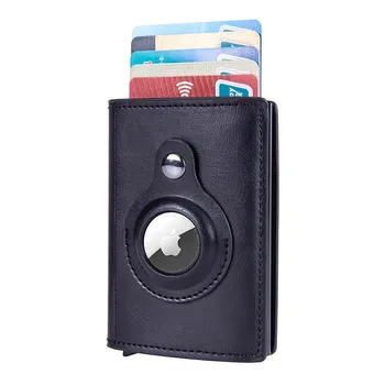 Новый кошелек с воздушной меткой, держатель для кредитных карт, Мужской Женский кошелек для денег, Rfid-смарт-всплывающий минималистичный кошелек, маленький кошелек для отслеживания воздушной метки