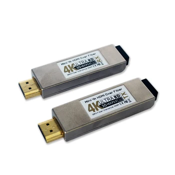 Mini 4K HDMI Fiber Extender Длиной до 300 м По многомодовому оптоволоконному преобразователю OM3 Поддерживает HDMI 1.4a и HCCP1.2 Mini 4K HDMI Fiber Extender Длиной до 300 м По многомодовому оптоволоконному преобразователю OM3 Поддерживает HDMI 1.4a и HCCP1.2 1