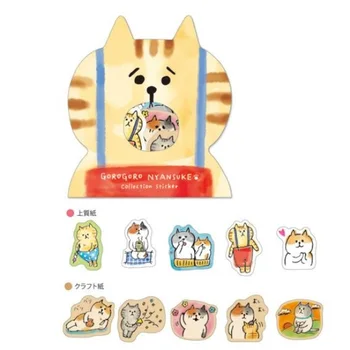 1 упак. / лот, Японский набор наклеек с кавайным котом, лидер продаж, наклейки для дневника deco, наклейка для скрапбукинга 