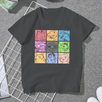Женская футболка Digisquad, футболка Digital Monster Manga, футболка для отдыха, футболка с коротким рукавом и круглым вырезом, одежда для вечеринок Женская футболка Digisquad, футболка Digital Monster Manga, футболка для отдыха, футболка с коротким рукавом и круглым вырезом, одежда для вечеринок 1